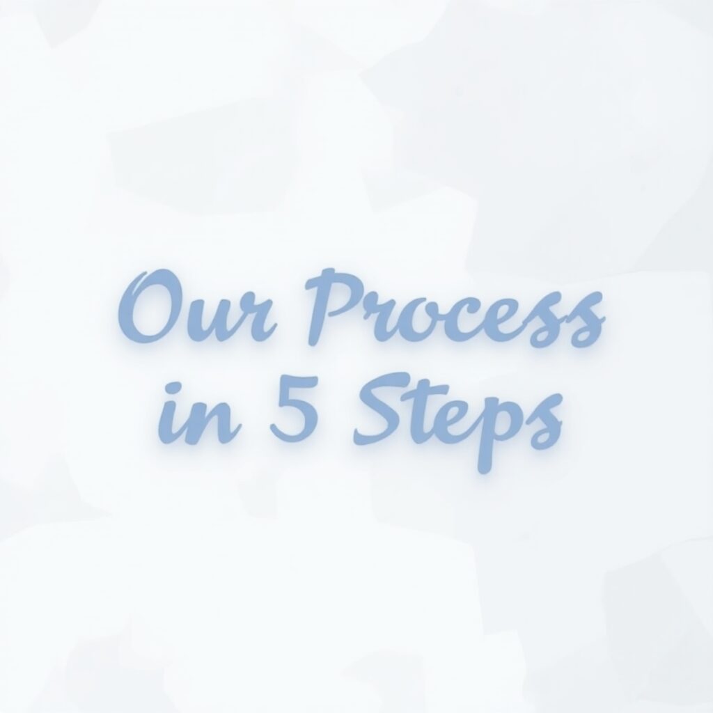 our process in 5 steps